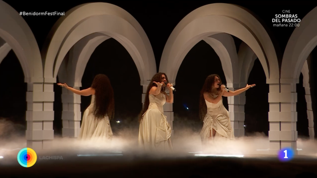 Lachispa en la final del Benidorm Fest 2025.