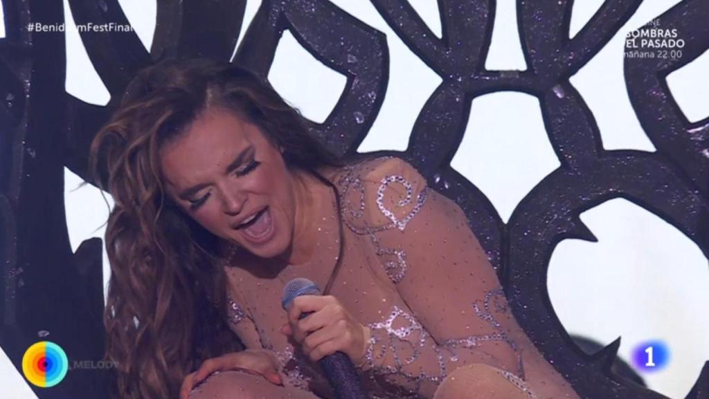Melody, durante la final del Benidorm Fest 2025.