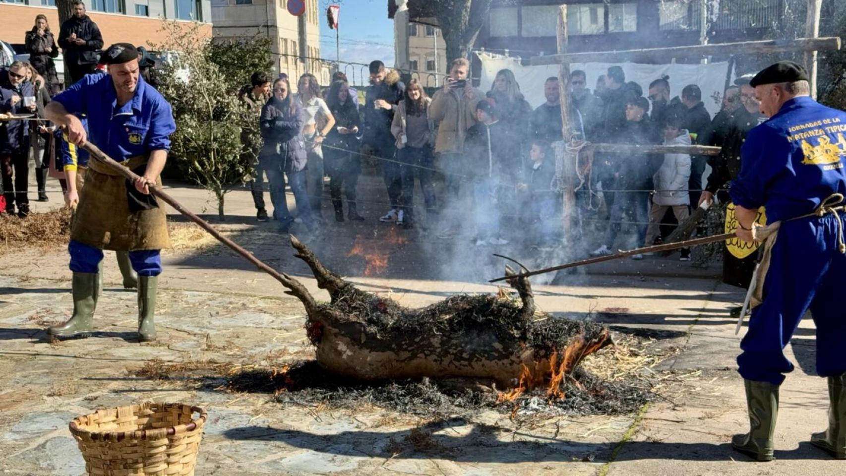 Primera jornada de la 39ª Matanza Típica de Guijuelo