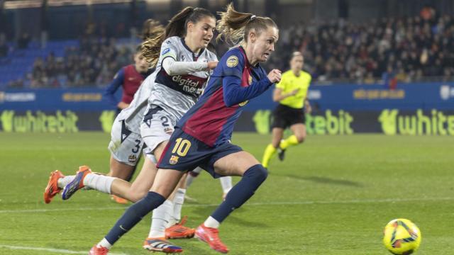 Caroline Graham, durante el partido contra el Levante.