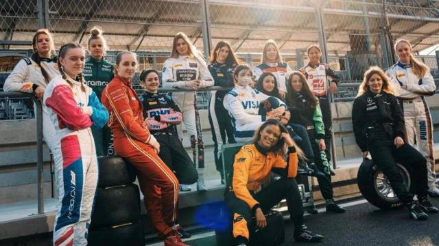 Las pilotos de la F1 Academy 2024