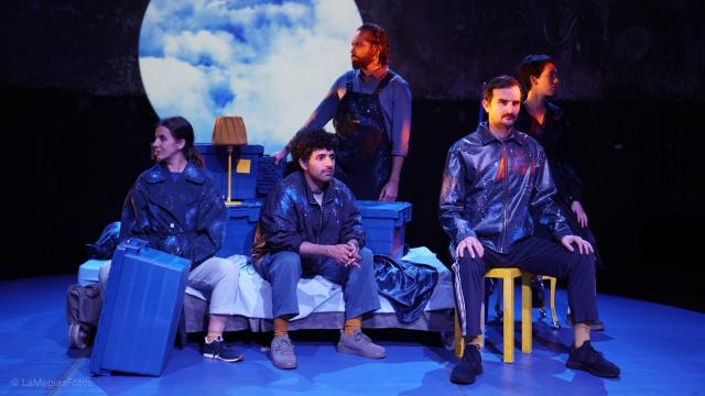 Un ensayo de 'Todas las casas', primera obra del 'Tríptico de la vida'. Foto: La Megías