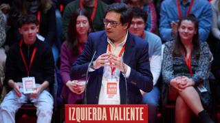 El secretario general del PSOE-M y ministro para la Transformación Digital y de la Función Pública, Óscar López.