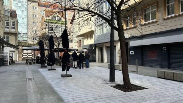 La plaza de la Cormelana de A Coruña