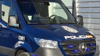 Furgoneta de la Policía Nacional de Valladolid