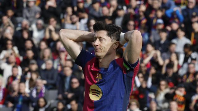 Lewandowski, con el FC Barcelona