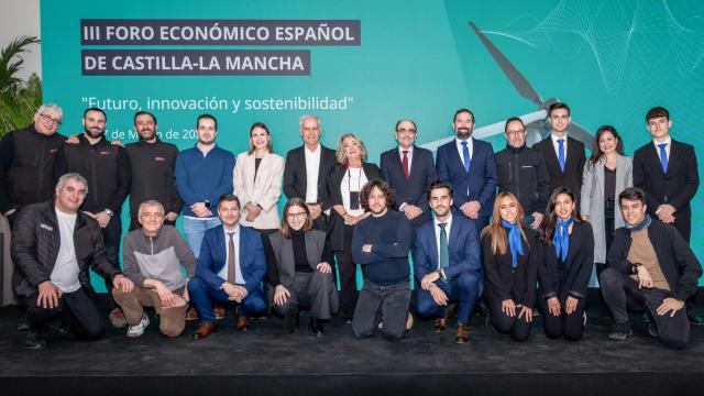 Todo el equipo de El Español-El Digital CLM en una imagen de archivo del III Foro Económico de Castilla-La Mancha.