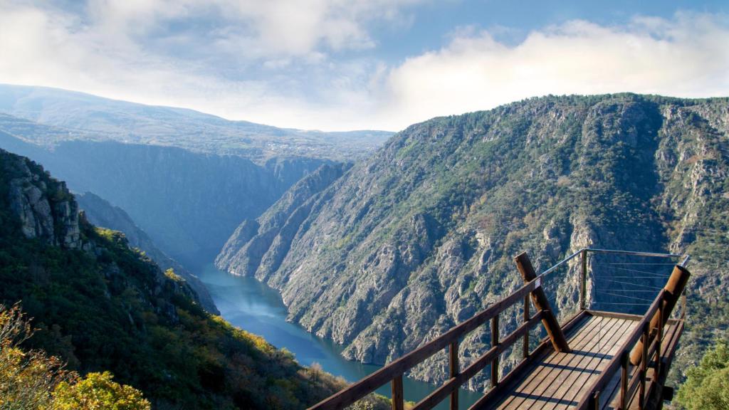 Mirador en la Ribeira Sacra.