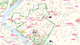 Recorrido de la nueva línea C5.