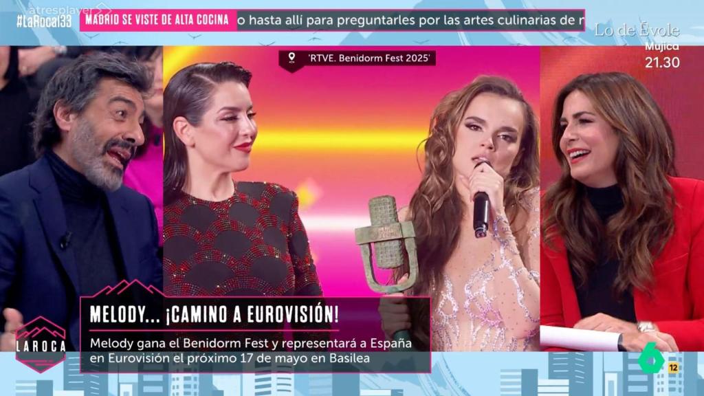 Juan del Val y Nuria Roca en 'La Roca'.