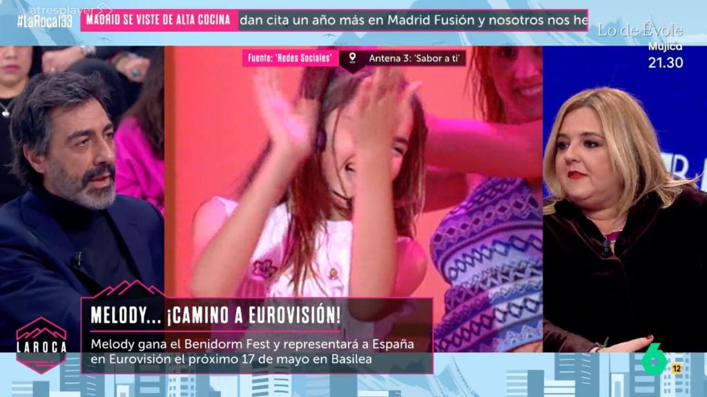 Juan del Val y Pilar Vidal en 'La Roca'.