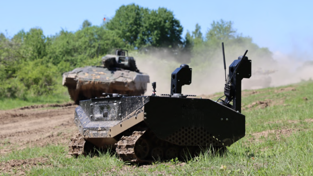 Gereon RCS en maniobras con el Ejército alemán