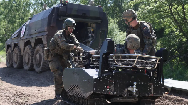 Gereon RCS en entrenamiento de evacuación médica