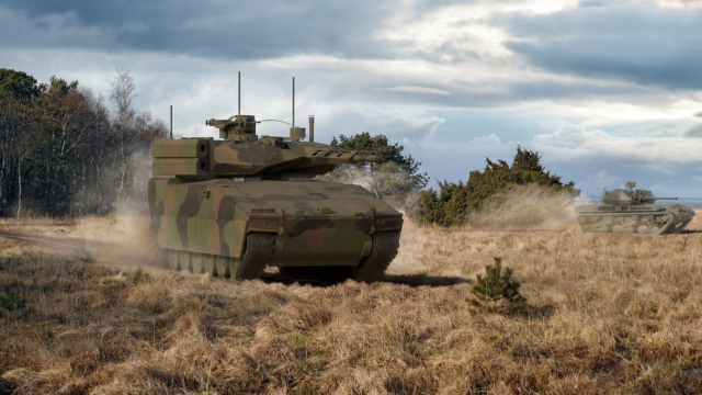 Modelo por ordenador de una de las propuestas preseleccionadas para el XM30