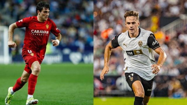 Iván Azón y Dani Gómez.