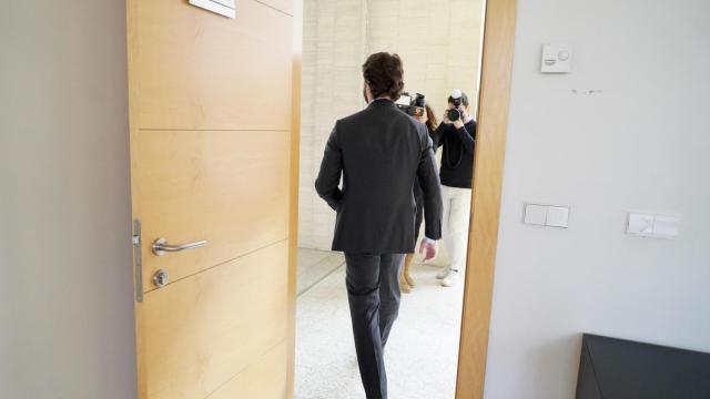 El portavoz de Vox en las Cortes de Castilla y León, Juan García-Gallardo, en las Cortes