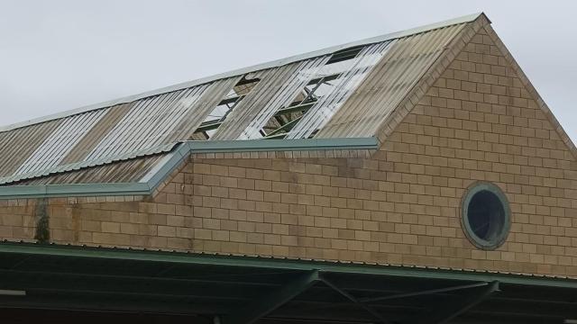 Tejado de las instalaciones de Mercazamora