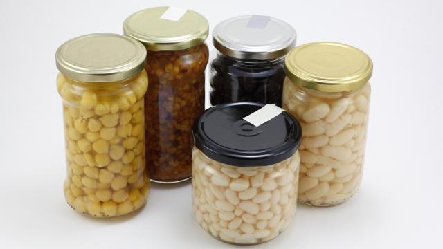 Legumbres en conserva.