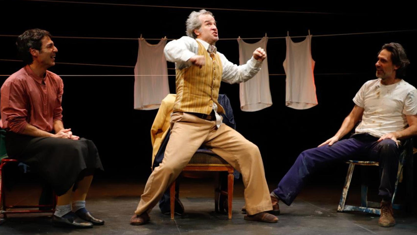 De izquierda a derecha, Israel Frías, Luis Rallo y Alberto Berzal en 'A la fresca'. Foto: Paco Ureña