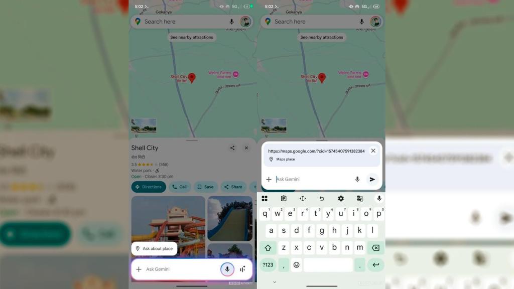 Consulta a Gemini sobre un lugar en Google Maps
