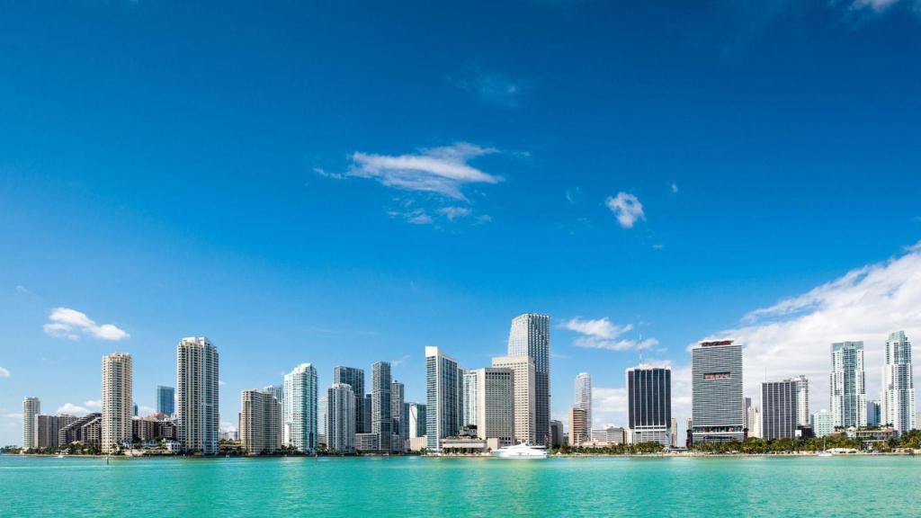 Vista general de la ciudad de Miami (EEUU).