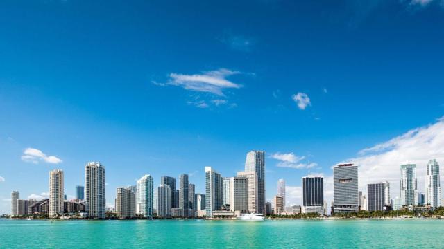 Vista general de la ciudad de Miami (EEUU).