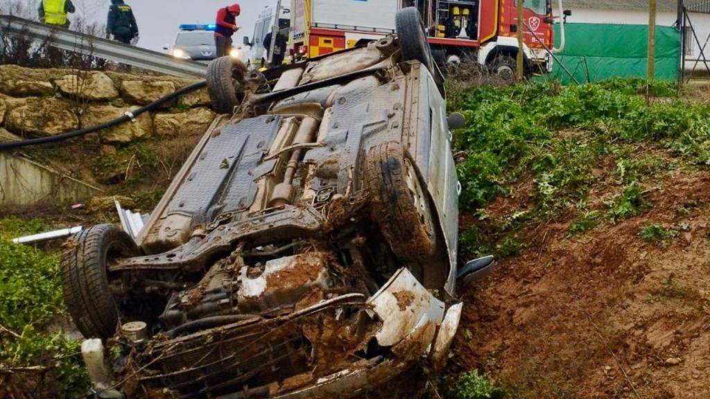El coche del accidente.