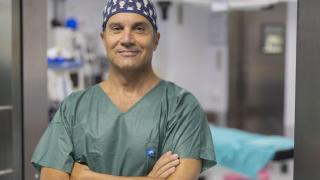 Santiago Mera, jefe de Coloproctología del Regional de Málaga.