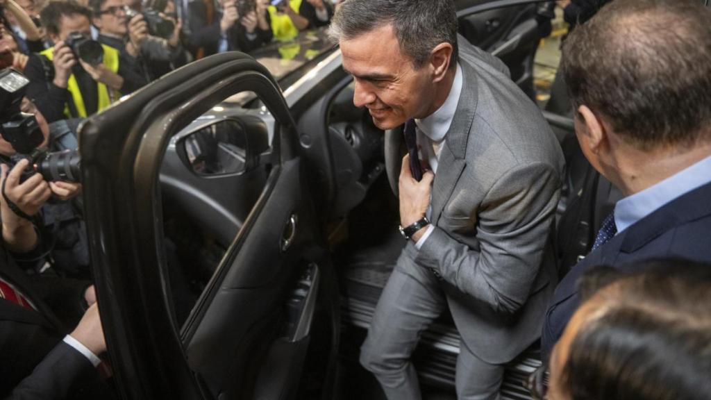 Visita del presidente Pedro Sánchez a las instalaciones de Ebro.