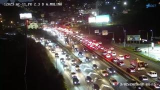 Retenciones en Alfonso Molina tras el atropello