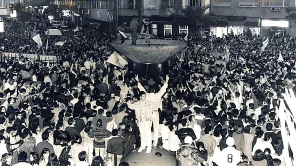 La primera fuente de la praza Roxa, hoy ubicada en Vite.