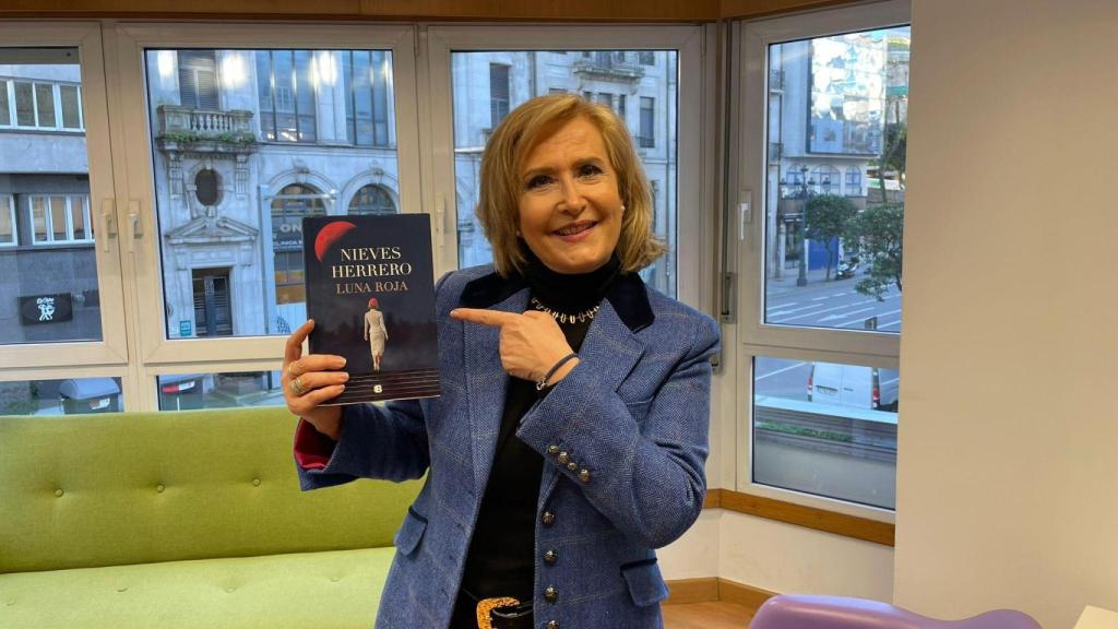 La periodista Nieves Herrero en Vigo.