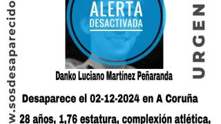 Encuentran a Danko Lucioano Martínez, el joven desaparecido en A Coruña hace un mes
