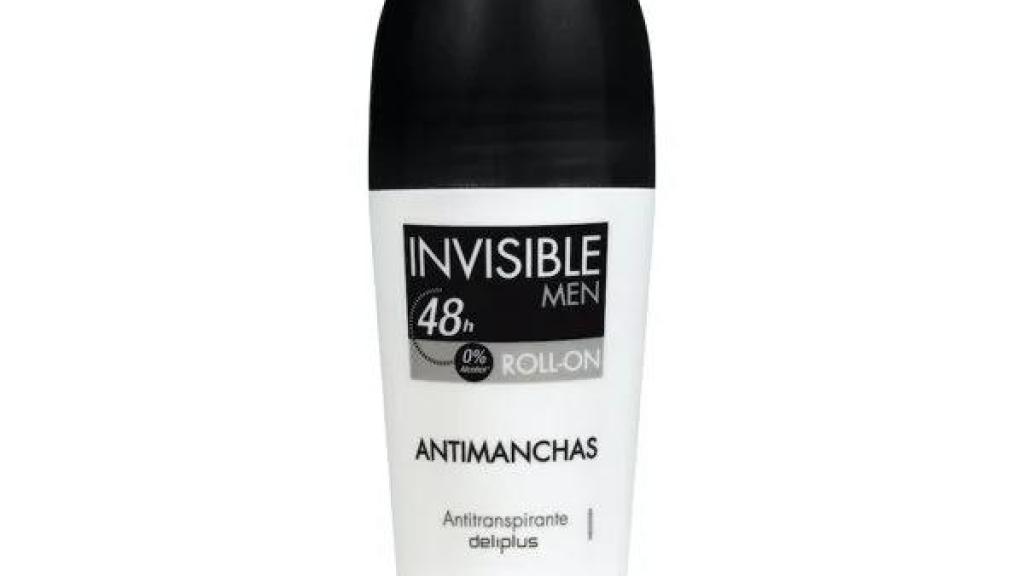 Desodorante roll-on Invisible men mercadona.