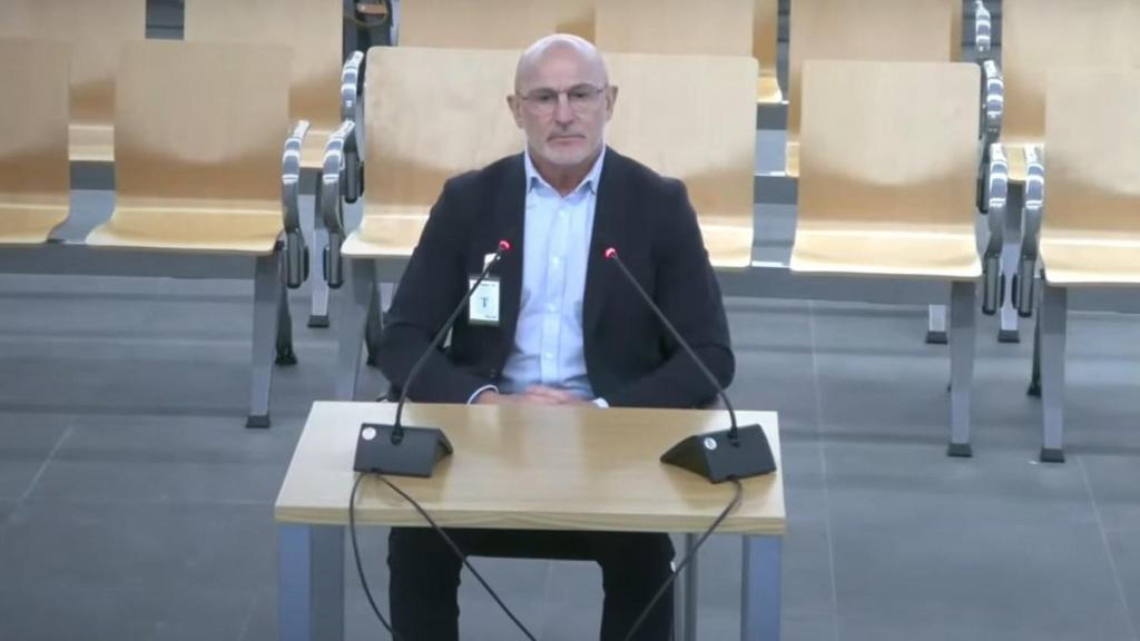 Luis de la Fuente, en su declaración como testigo en la Audiencia Nacional.