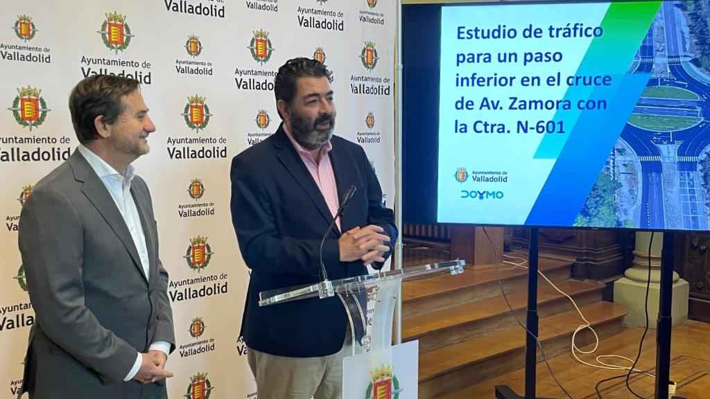 Rueda de prensa de presentación para la solución en la Glorieta de San Agustín