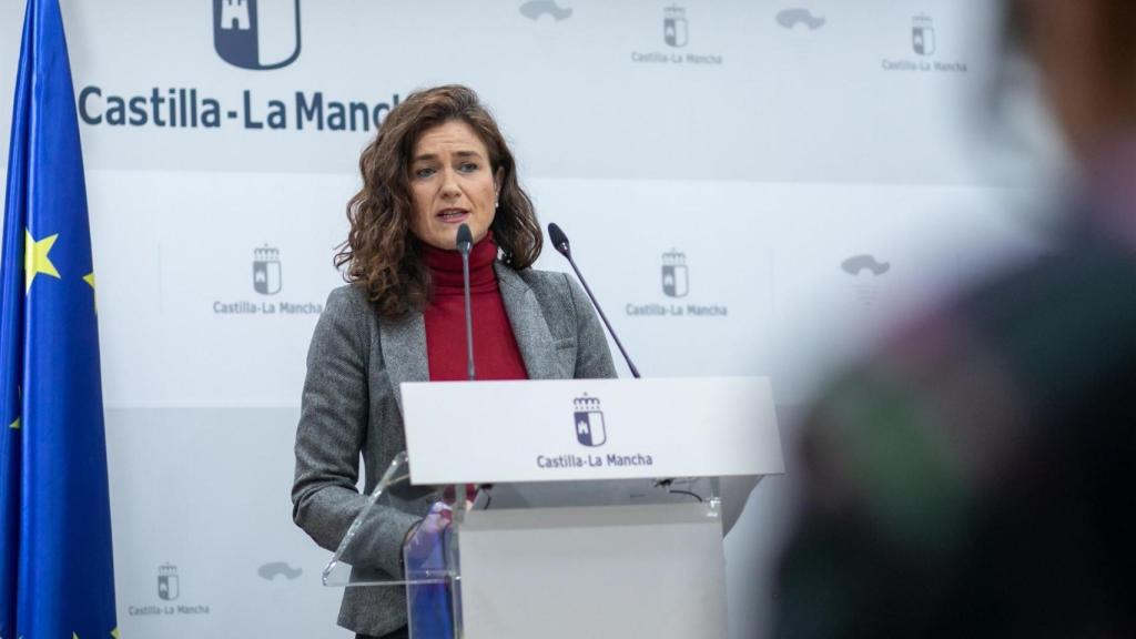 Nuria Berta Chust este martes en rueda de prensa.