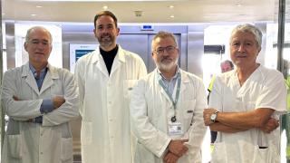 Dr. Fuster, Dr. Gavilá, Dr. López-Guerrero y Dr. Arribas del IVO