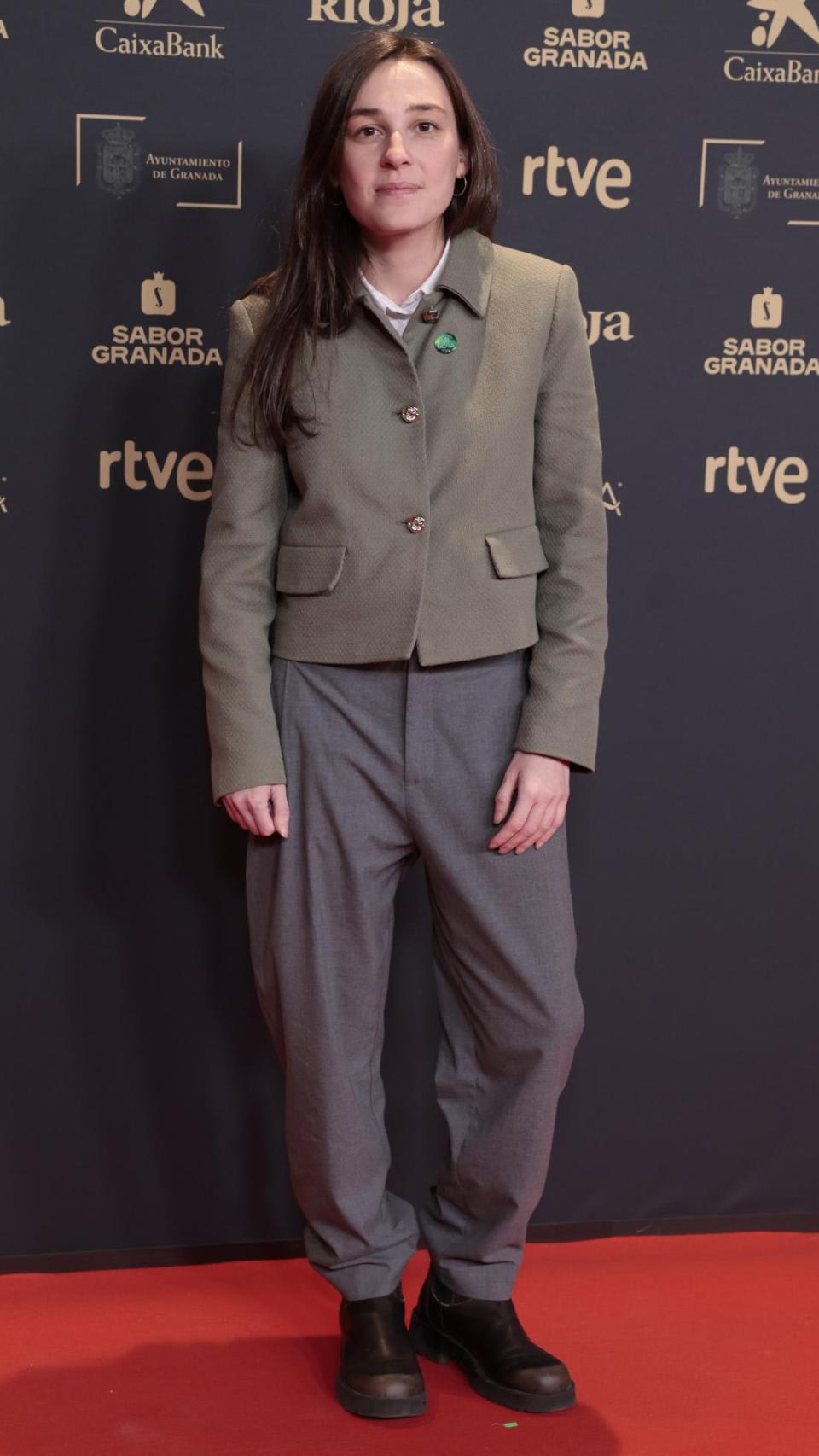 Sandra Romero, durante la cena de candidatos a la 39ª edición de los Goya.