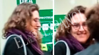 María Pozo Baena (Barbijaputa) este martes frente a la Audiencia Provincial de Madrid.