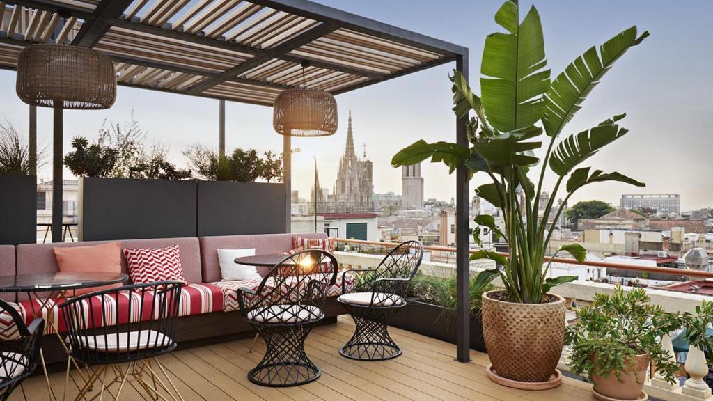 La azotea del hotel Kimpton Barcelona.