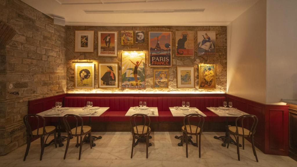 El interior del restaurante Cafè Pablo Museu Picasso.