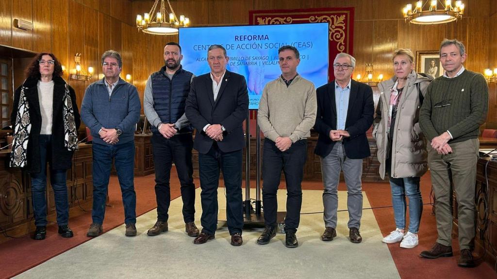 Rueda de prensa de la presentación de las obras en los CEAS de la provincia
