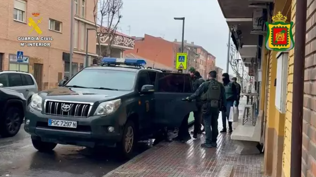 La Guardia Civil en Toledo tras neutralizar una célula de adoctrinamiento yihadista.