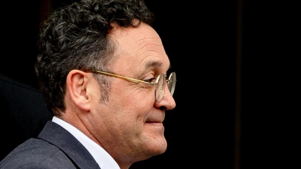 El fiscal general del Estado, Álvaro García Ortiz, entrando al Tribunal Supremo para declarar como imputado por revelación de secretos.