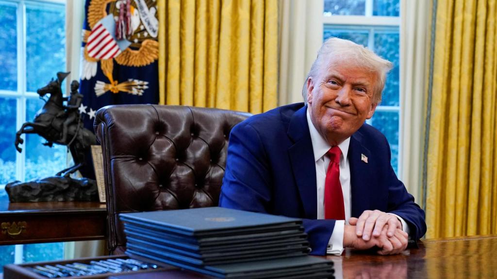El presidente de Estados Unidos, Donald Trump, en el Despacho Oval.