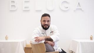 Diego René, en el restaurante Beluga.
