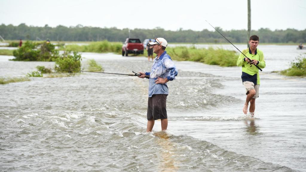 Imagen de las inundaciones en el estado de Queensland.