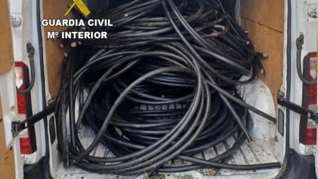 Detenidos dos vecinos de Crecente (Pontevedra) por sustraer 1000 kilos de cobre