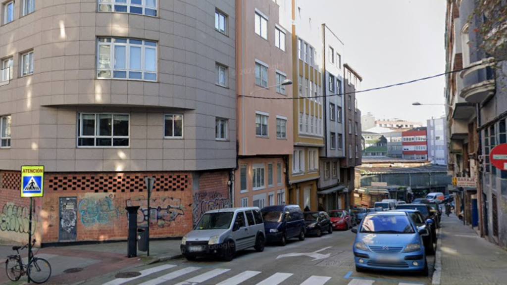 Cruce entre Rosalía de Castro y Pla y Cancela en A Coruña